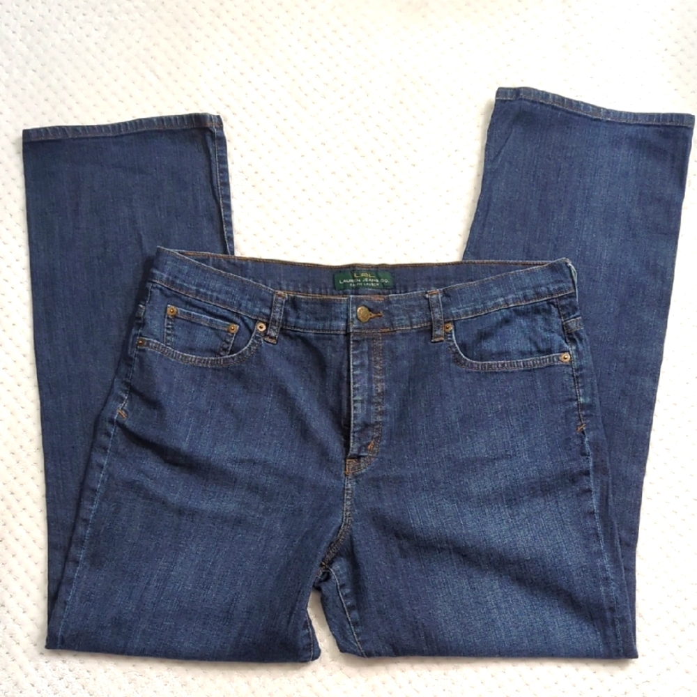 Ralph Lauren Blue Relaxed Jeans Classic Style